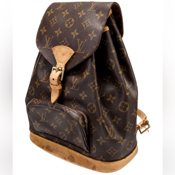 Louis Vuitton backpack montsouris LV monogram bag mm vintage designer backpack - Picture 7 of 17